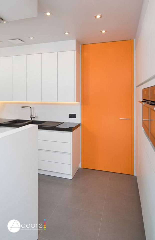 Flashy moderne binnendeur in de keuken